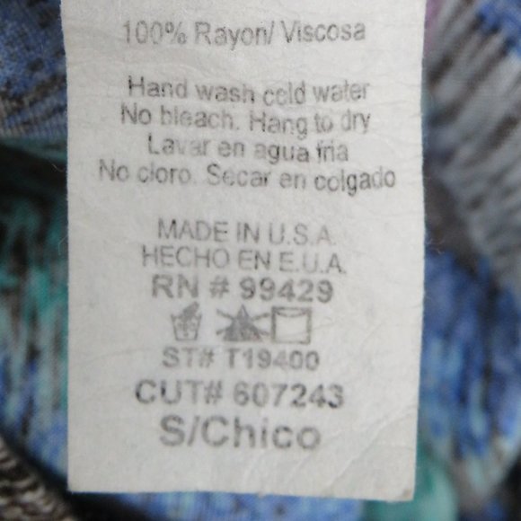 Scott* Women's V-Neck Tie Dolman‎ Sleeves Elastic Waist Blouse~ Size Small - Picture 10 of 14